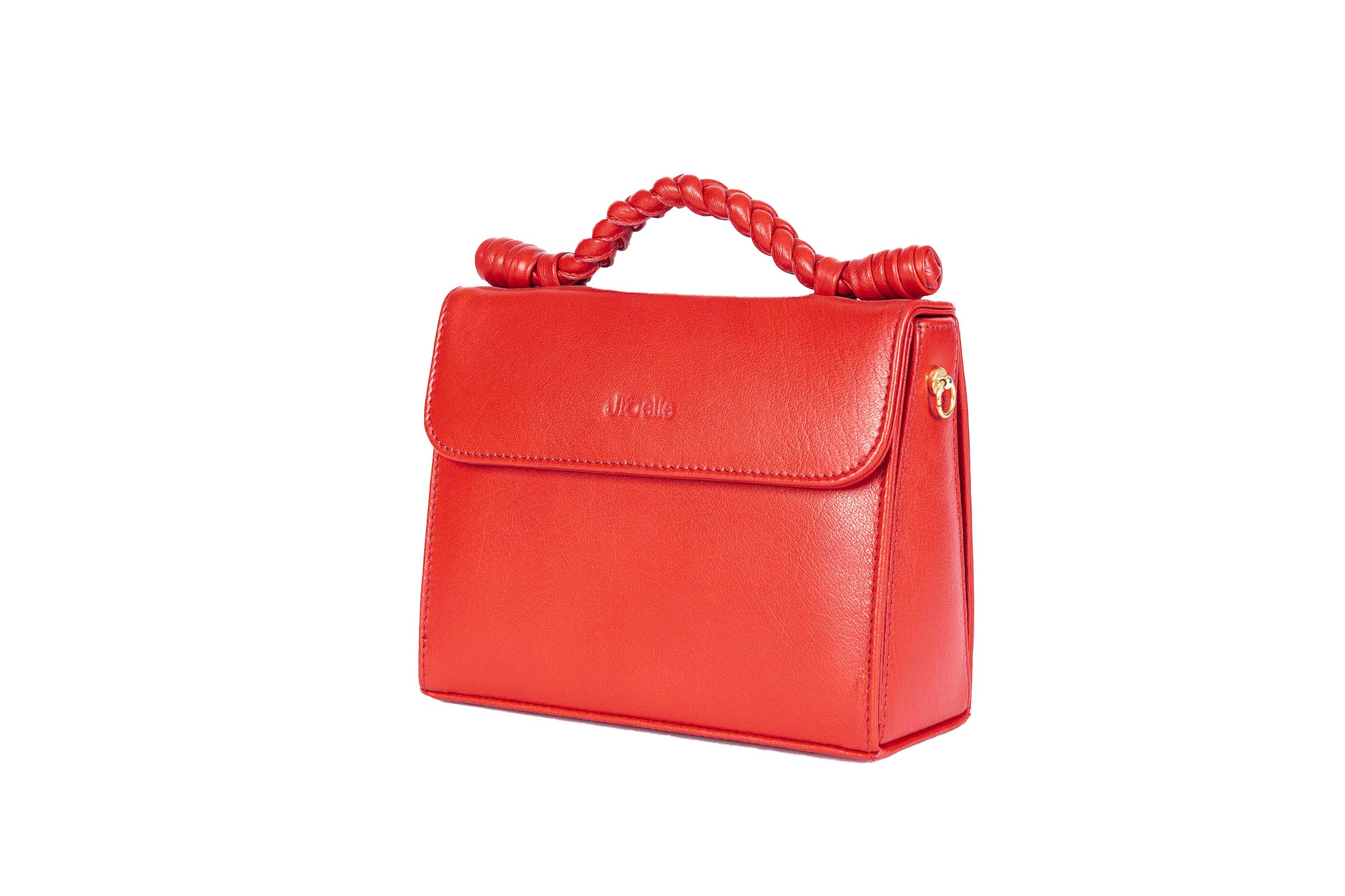 The Alva Bag - Coral Red