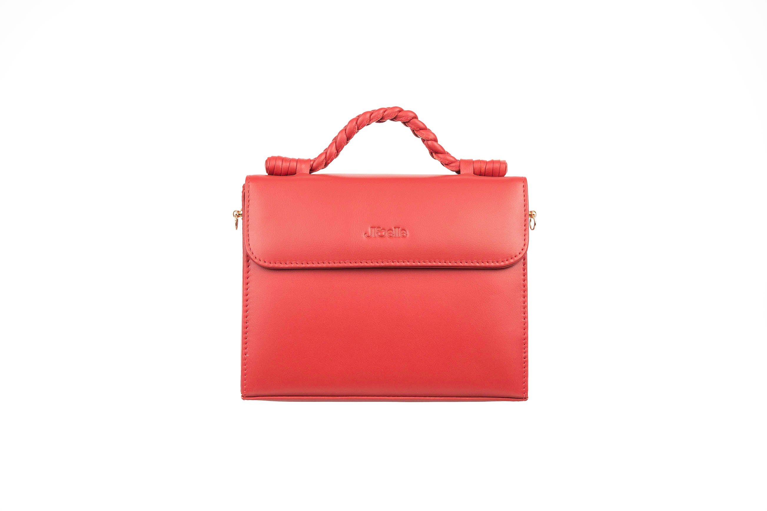 The Alva Bag - Coral Red