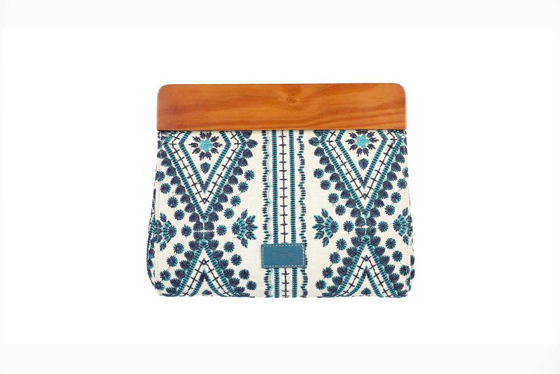The Liliana Clutch - Lilac Blue